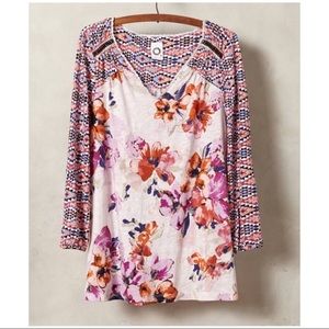 Akemi + kin mixed floral print top